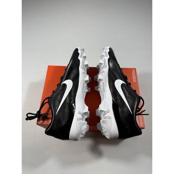 New Men’s Size 11.5 Black White Nike Huarache 4 KYSTN Baseball Cleats DJ6524 001 - Picture 6 of 10